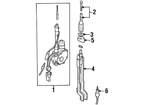 GM 12456151 Mast Bracket 12456151 GM Mast Bracket