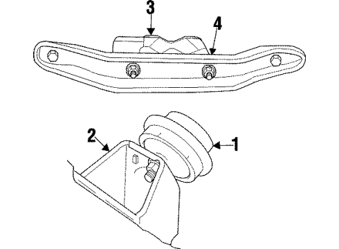 90497322 GM Transmission Support