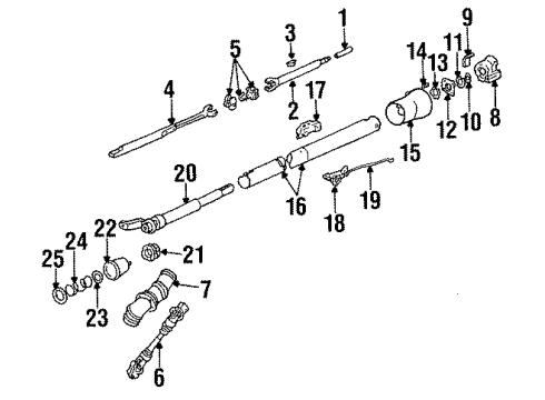 GM 1990120 Ignition Switch 1990120 GM Ignition Switch
