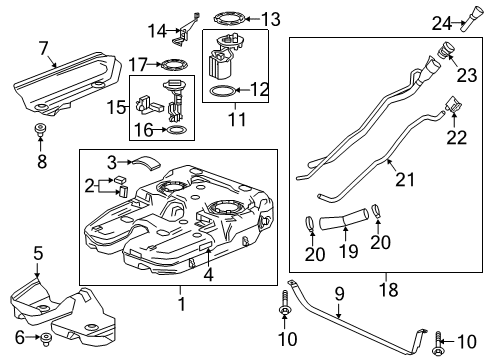 GM 22995238 Pedal Travel Sensor 22995238 GM Pedal Travel Sensor