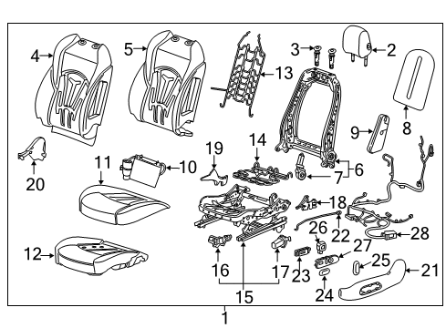 26695679 GM Harness, Front