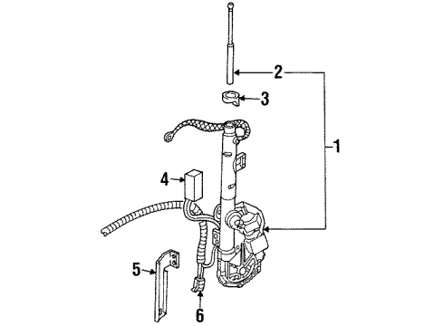 3532787 GM Mount Brace