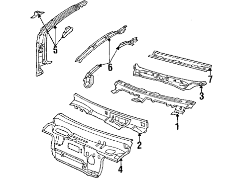 20652460 GM Interior Molding, Passenger Side