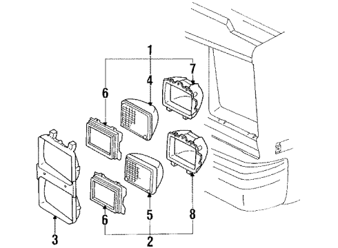 GM 12337988 Sealed Beam Nut 12337988 GM Sealed Beam Nut