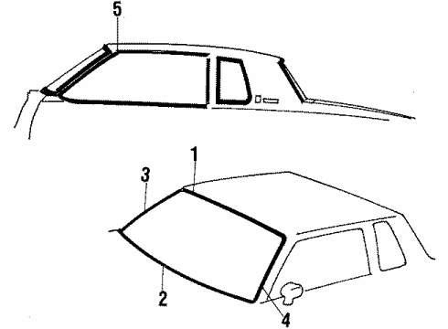 20540374 GM Side Molding, Passenger Side