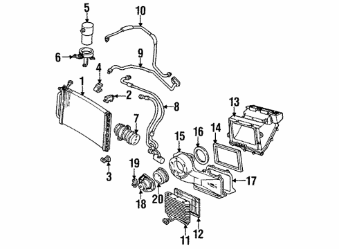 GM 14052448 A/C Hoses 14052448 GM A/C Hoses