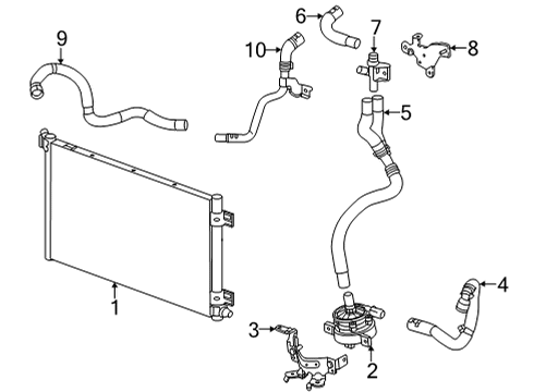 84615578 GM Pipe, Turbocharger / Supercharger Cooling