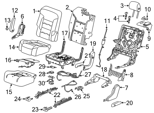 GM 84570330 Switch, Black, Front Rear 84570330 GM Switch, Black, Front Rear