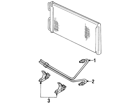25646230 GM Oil Cooler Line