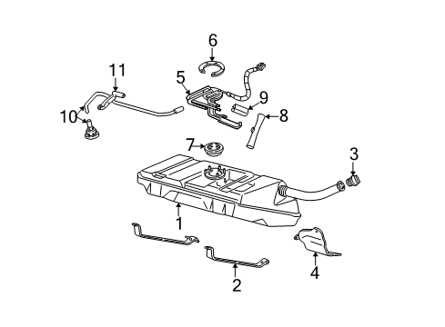 10233615 GM Throttle Cable