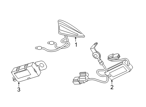42849723 GM Cable, Radio Antenna
