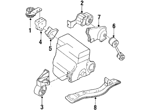 GM 94146525 Mount 94146525 GM Mount