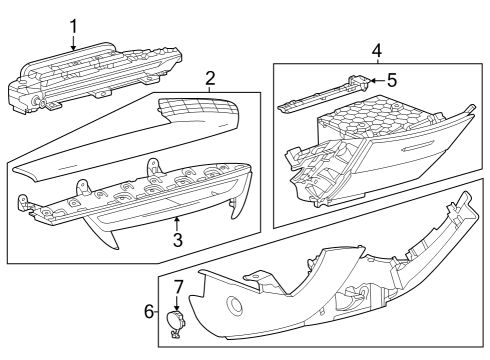 85630833 GM Applique, Instrument Panel Trim