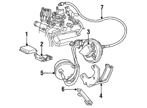 GM 15608617 Servo Bracket 15608617 GM Servo Bracket