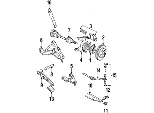 908277 GM Output Shaft Bearing