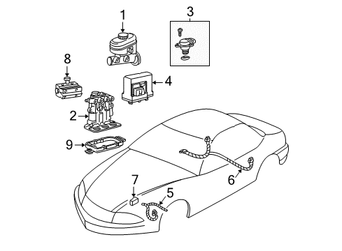GM 12231869 Control Module 12231869 GM Control Module