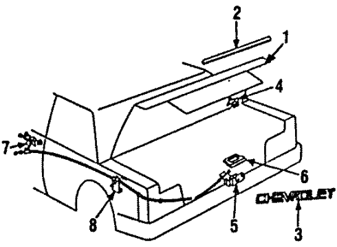 94106410 GM Lever Cable