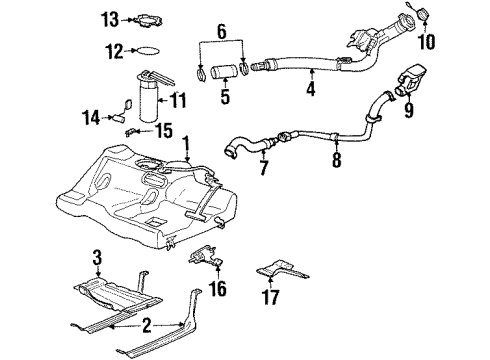 GM 21007370 Fuel Tank 21007370 GM Fuel Tank