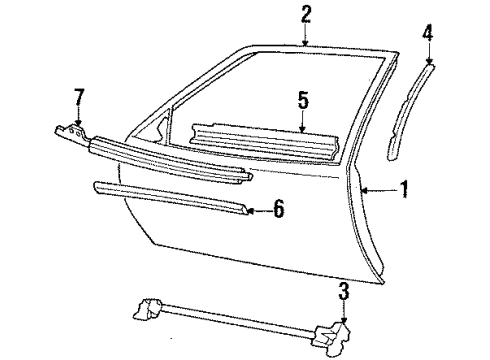 GM 12397728 Outer Panel, Passenger Side 12397728 GM Outer Panel, Passenger Side