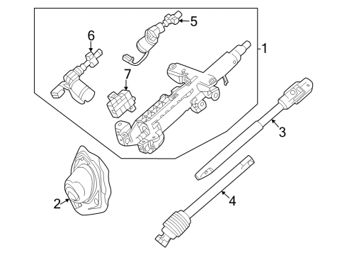 85088886 GM Module, Steering Column