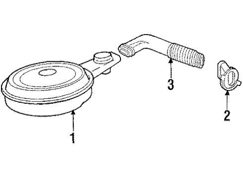GM 25098645 Air Cleaner 25098645 GM Air Cleaner