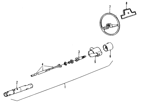 26023875 GM Steering Column