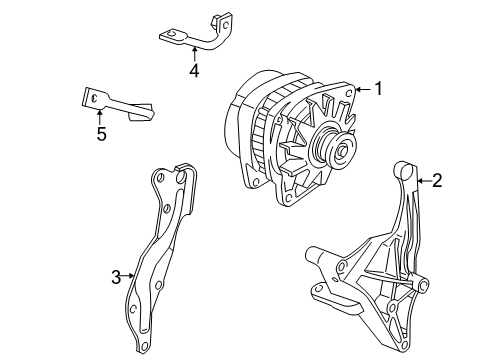 GM 10295859 Alternator 10295859 GM Alternator