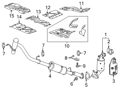 GM 84398056 Catalytic Converter 84398056 GM Catalytic Converter