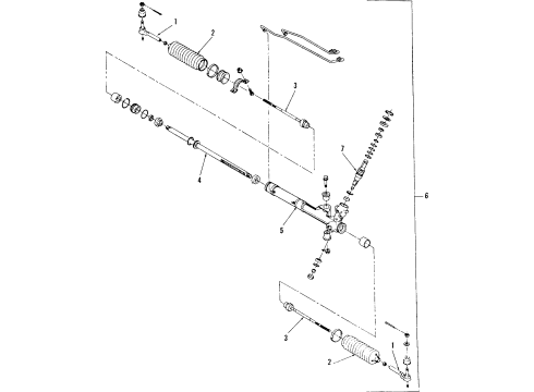 GM 26000001 Outer Tie Rod 26000001 GM Outer Tie Rod