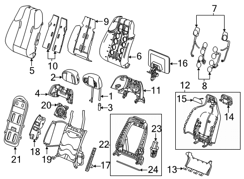 GM 13562860 BRACKET ASM-F/SEAT BK FRM DPNR 13562860 GM BRACKET ASM-F/SEAT BK FRM DPNR