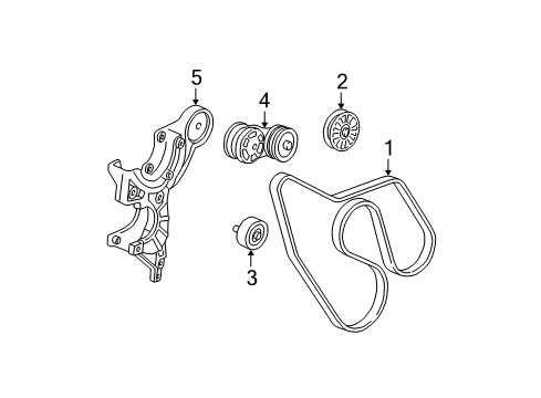 GM 10227127 Serpentine Belt 10227127 GM Serpentine Belt