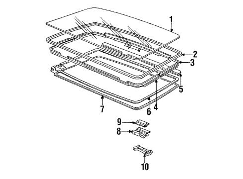 GM 22539448 Air Deflector 22539448 GM Air Deflector