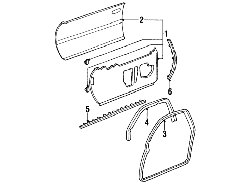 25645206 GM Lower Seal Strip