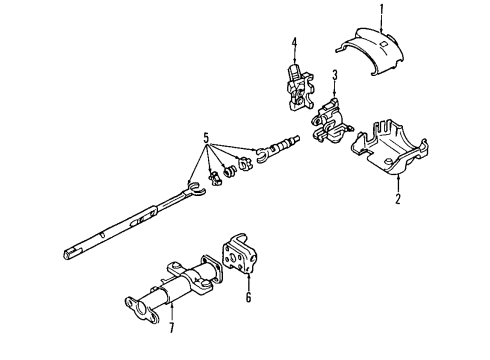 GM 15899460 Steering Column 15899460 GM Steering Column