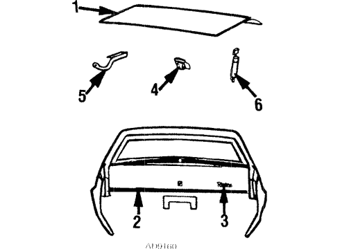 20288703 GM Support Cylinder, Rear