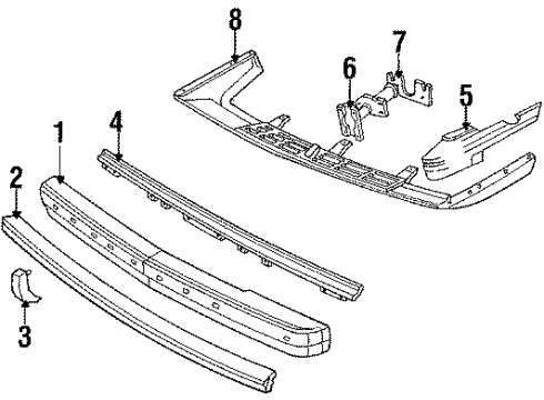 GM 14086118 Side Extension, Passenger Side 14086118 GM Side Extension, Passenger Side