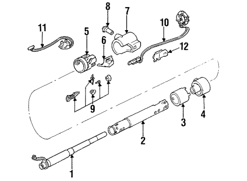 7830862 GM Intermed Shaft