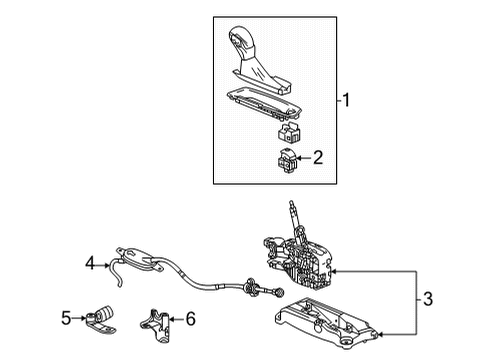 GM 42885453 Lever, Transmission Control 42885453 GM Lever, Transmission Control