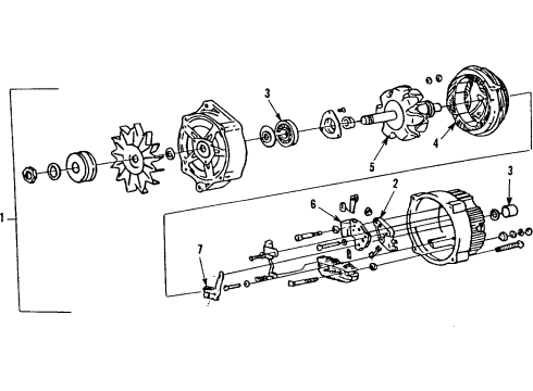 10463012 GM Alternator