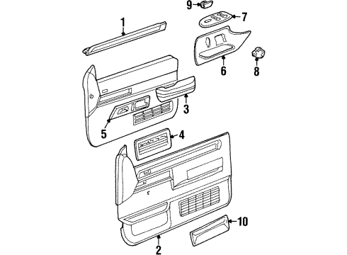 GM 15605951 Pull Strap 15605951 GM Pull Strap