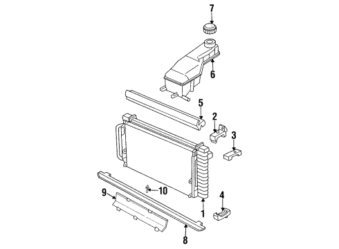 GM 22638317 Air Baffle 22638317 GM Air Baffle