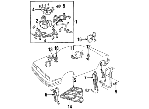 22134863 GM Position Sensor, Rear