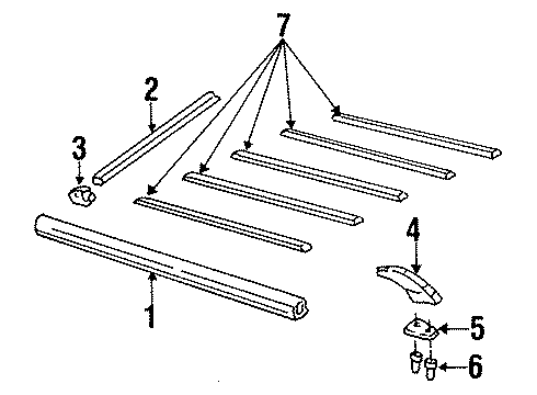 997835 GM Luggage Rack