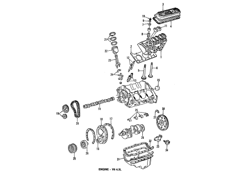 GM 12507990 Valve Grind Gasket Kit 12507990 GM Valve Grind Gasket Kit