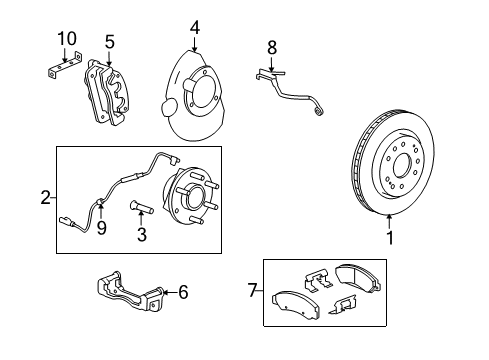 GM 22950037 Rotor, Front 22950037 GM Rotor, Front