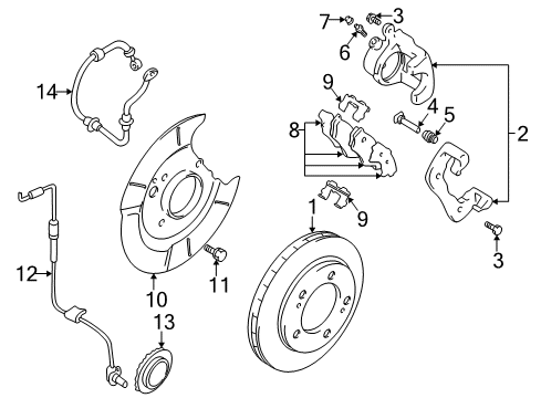 GM 91174816 Caliper Seal Kit 91174816 GM Caliper Seal Kit