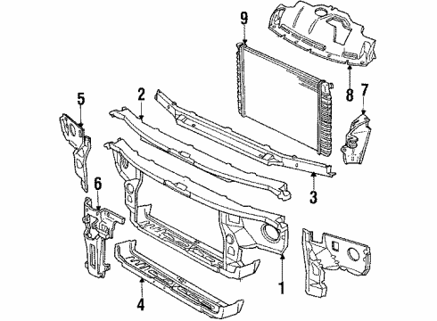 20702340 GM Baffle, Passenger Side