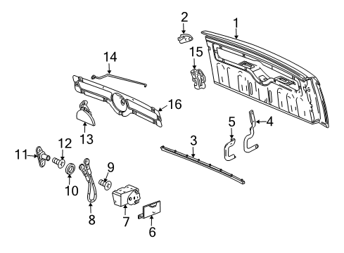 GM 88980144 Bellcrank 88980144 GM Bellcrank