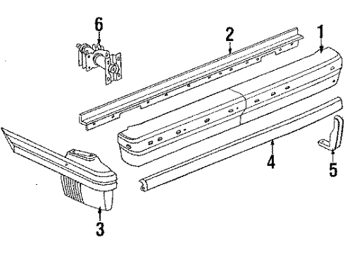 22035652 GM Energy Absorber, Rear