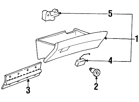 25557359 GM Hinge